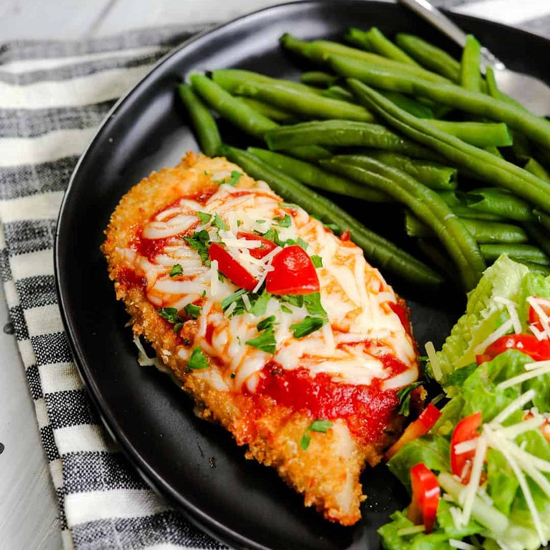 Air Fried Keto Chicken Parmesan