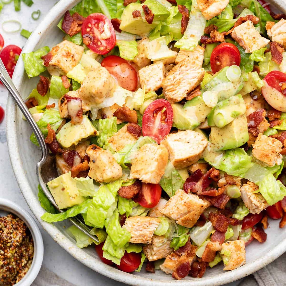 Chicken Bacon Avocado Chopped Salad