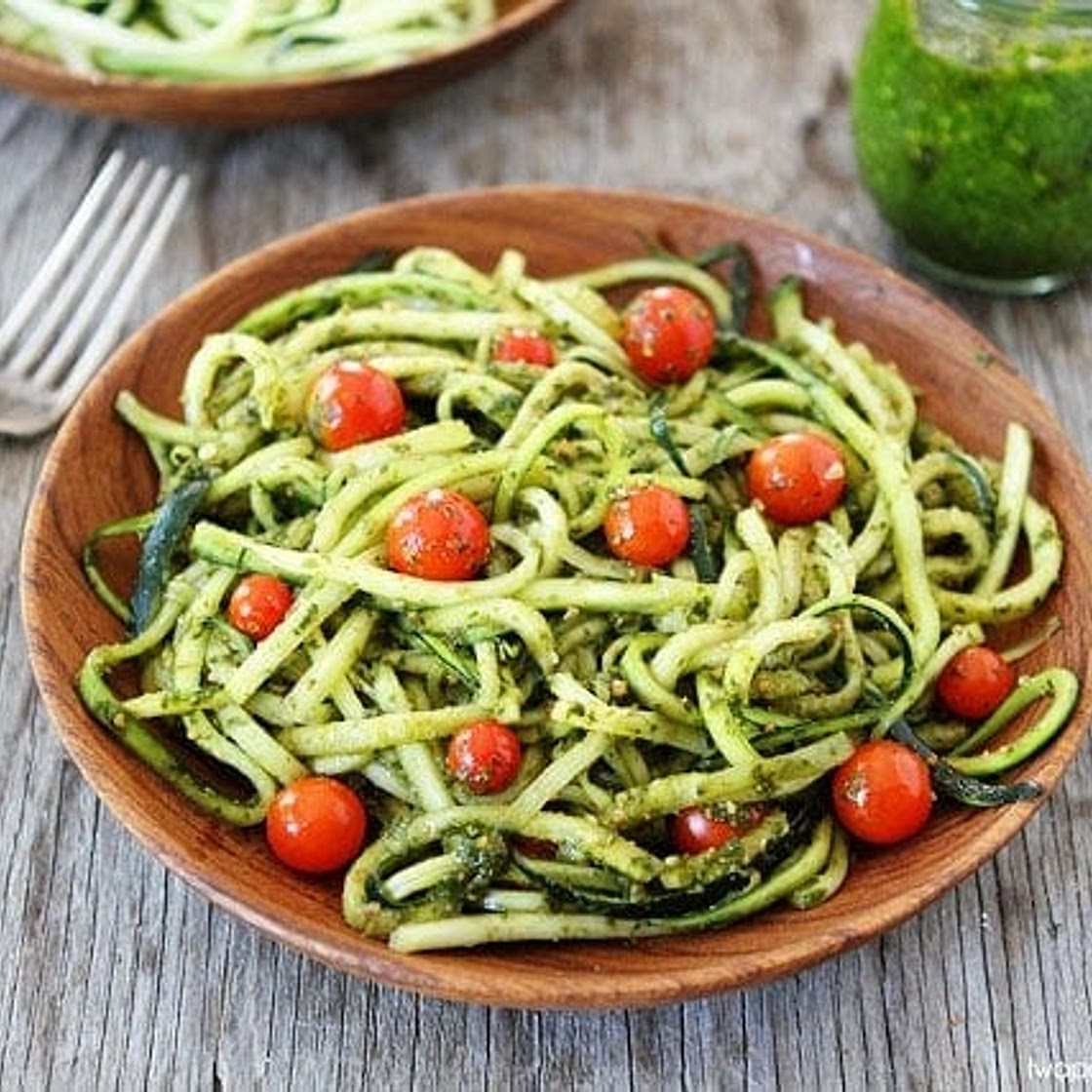 Zucchini Noodles with Pesto