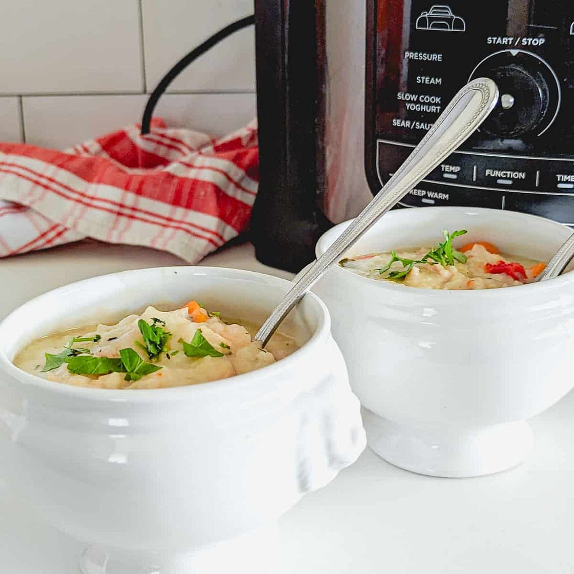 ninja foodi chicken vegetable soup