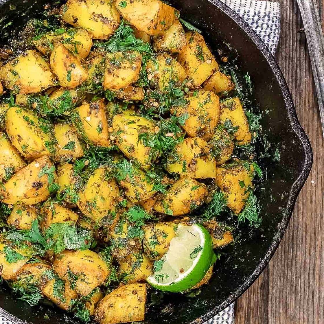 Batata Harra: Middle Eastern Spicy Potatoes