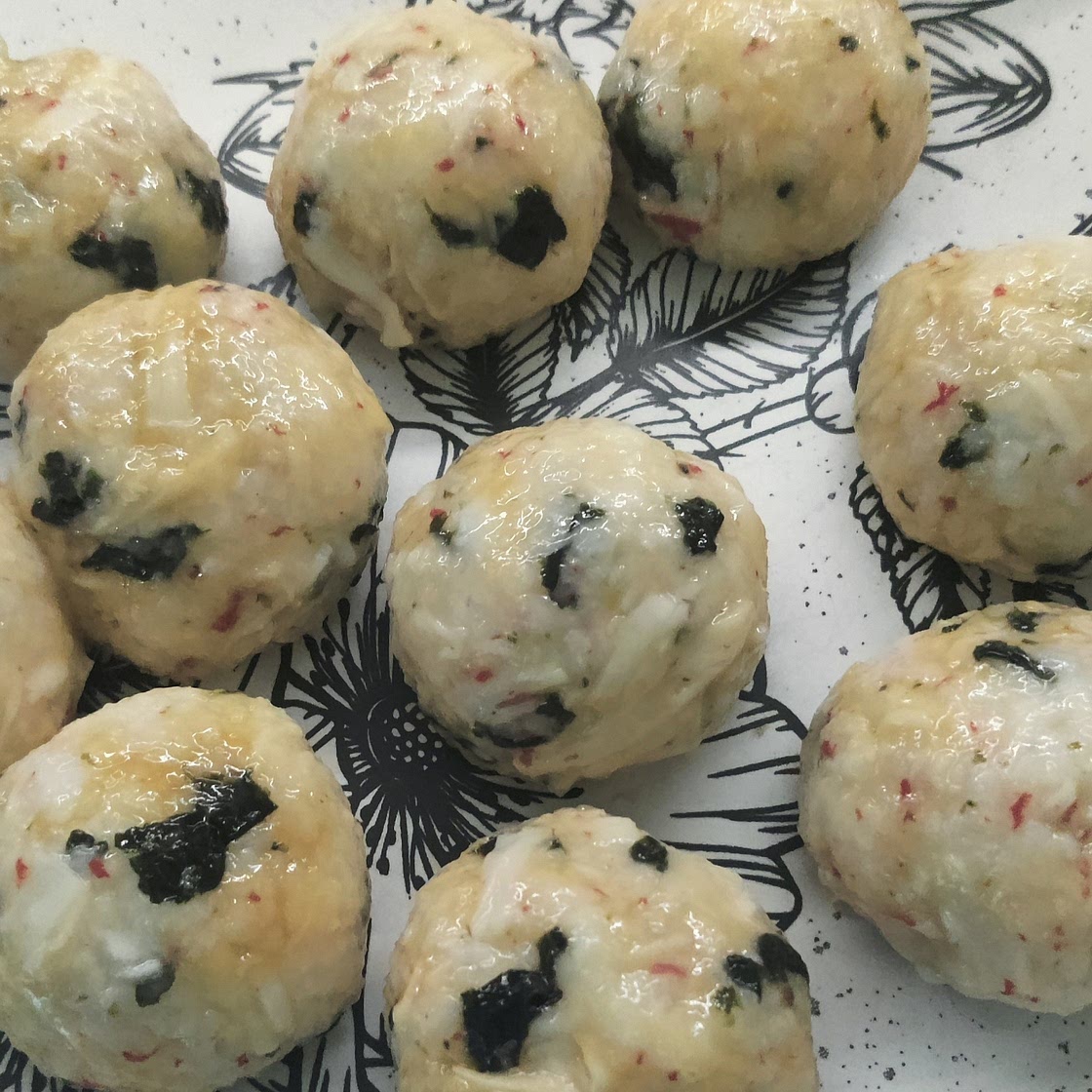 Delicious Crab Rice Balls