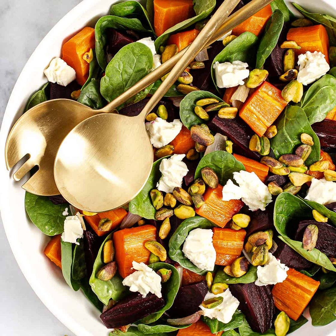Roasted Beet and Carrot Salad