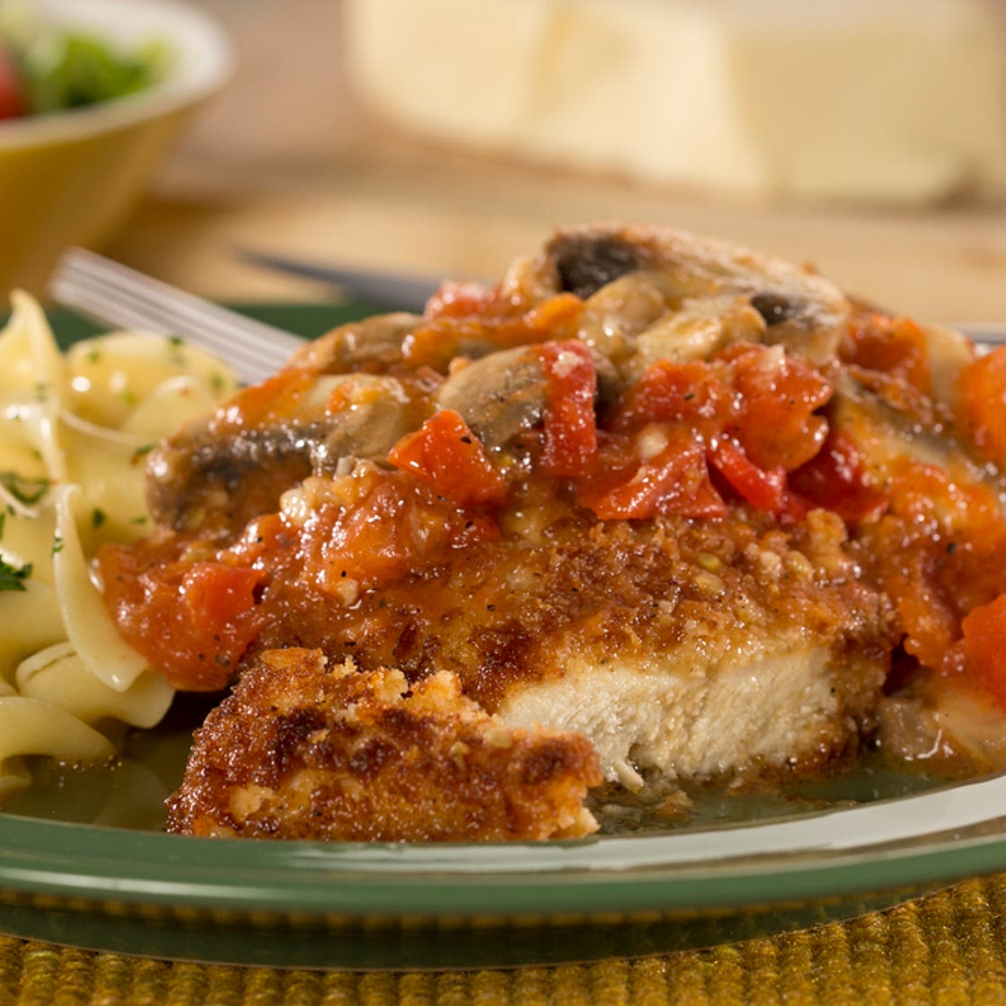 Asiago Crusted Chicken