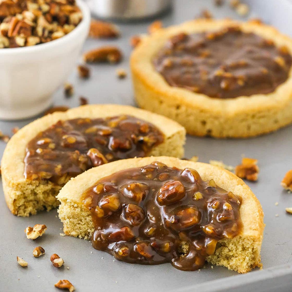 Copycat Crumbl Pecan Pie Cookies