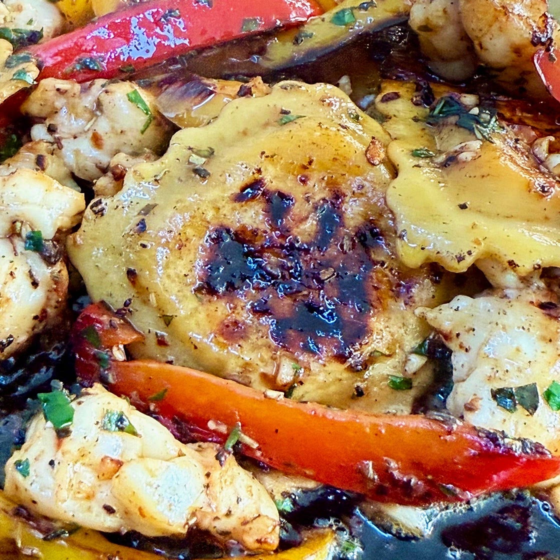 Blackstone Griddle Lobster Ravioli