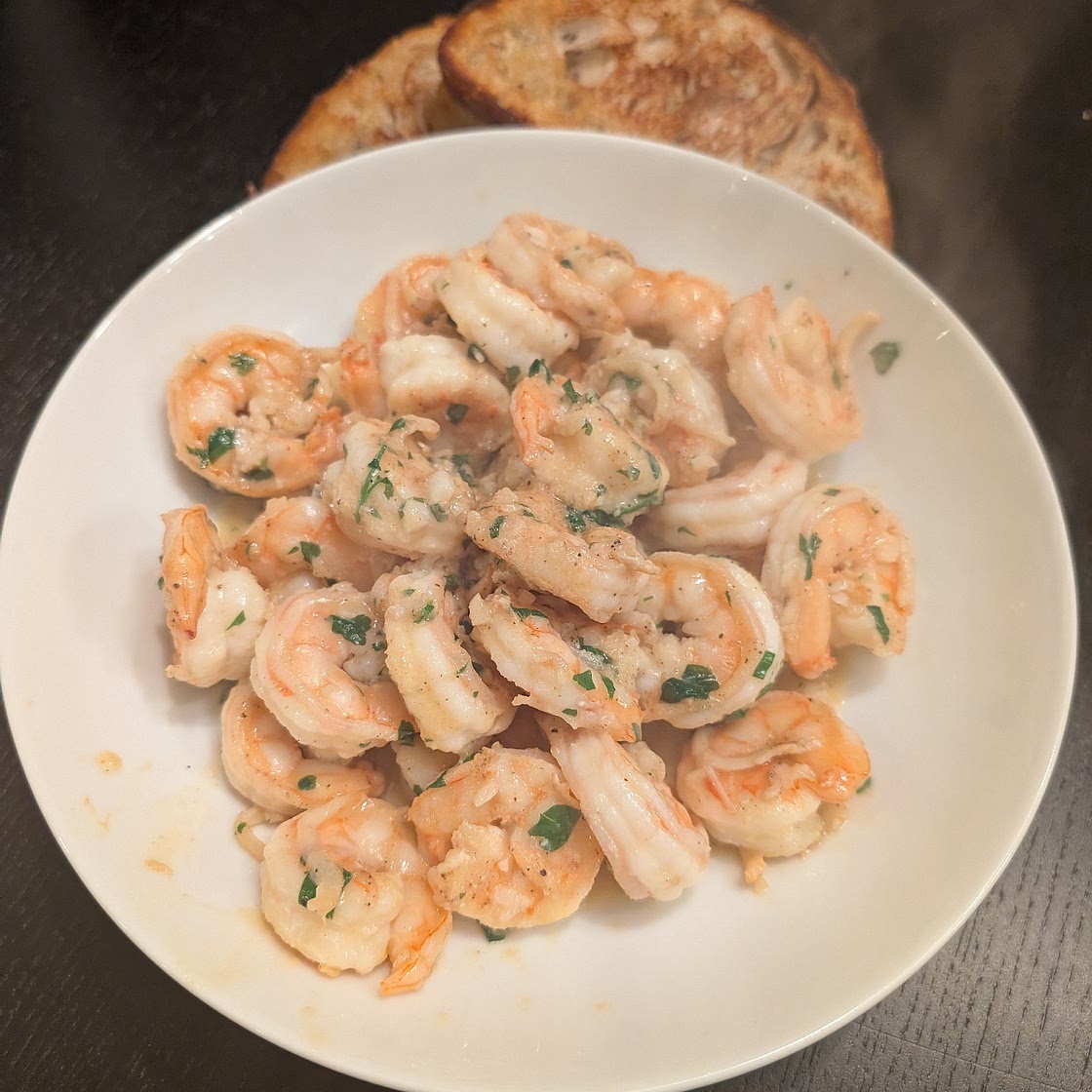 Garlic Prawns (Shrimp!)