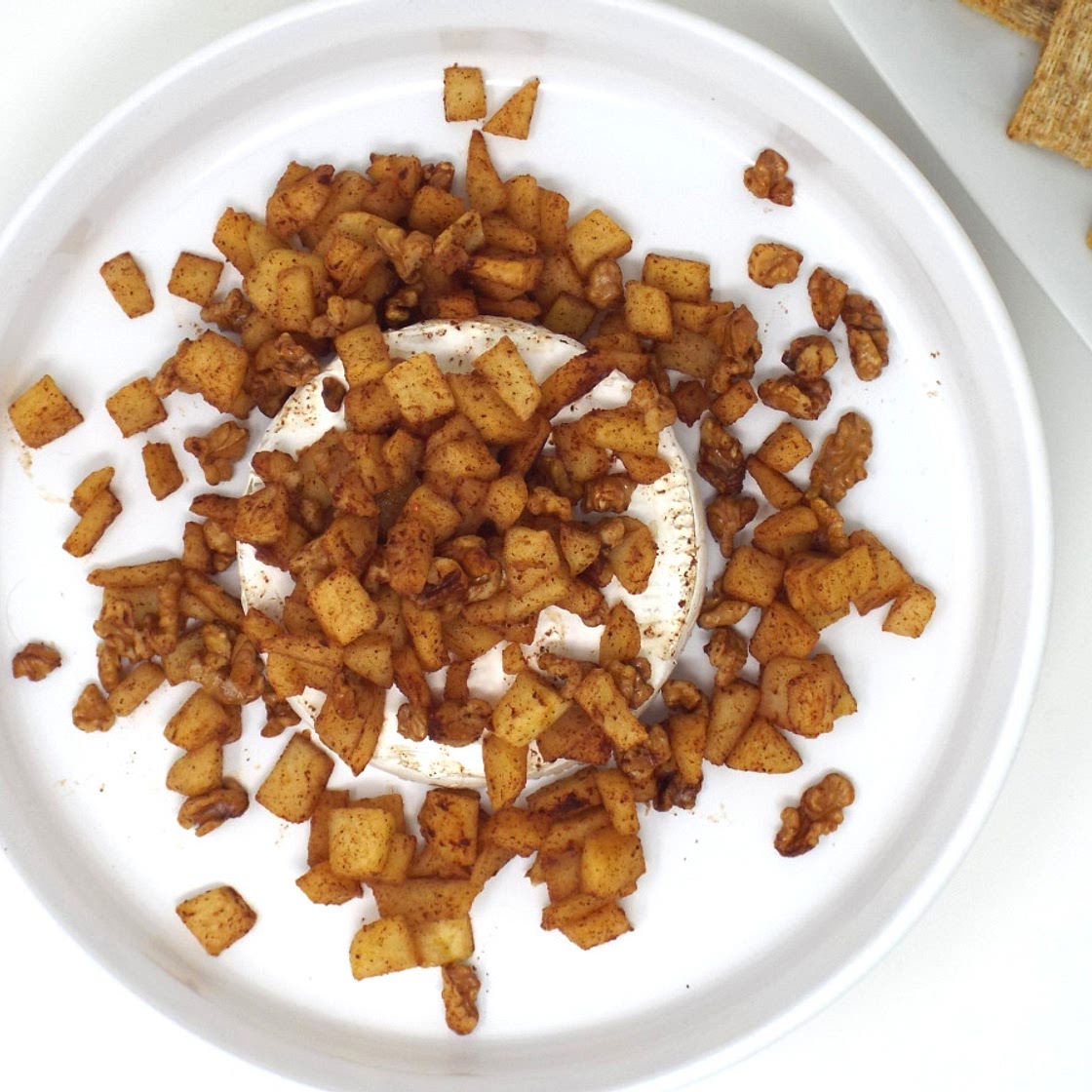 Baked Brie with Apple and Walnuts