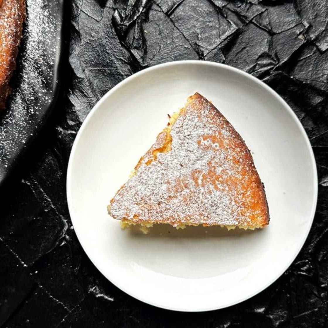 Soft Eggless Orange Yoghurt Cake