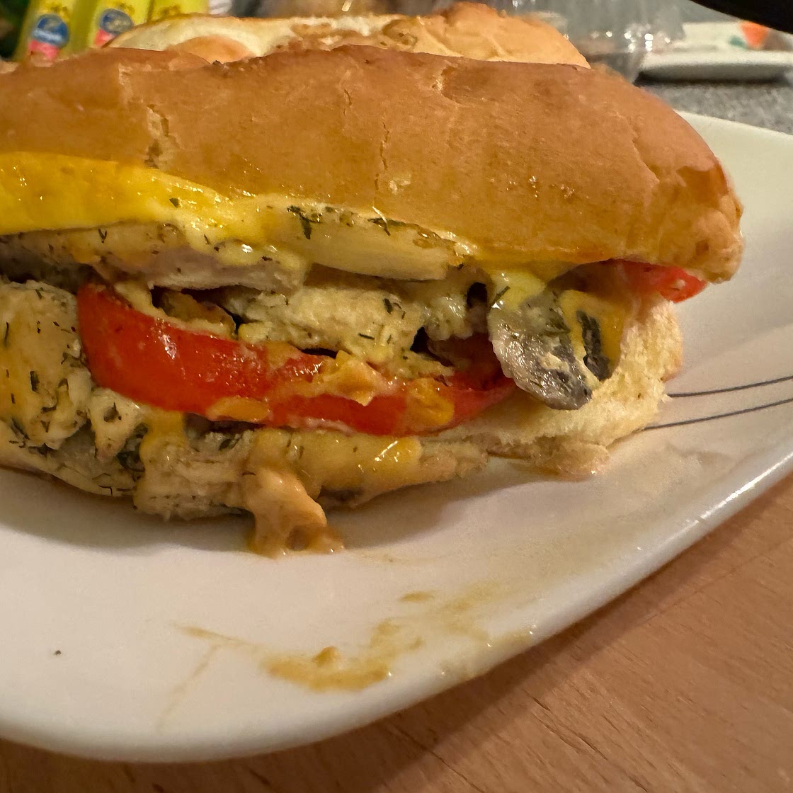 Crockpot Chicken Philly Cheesesteak 