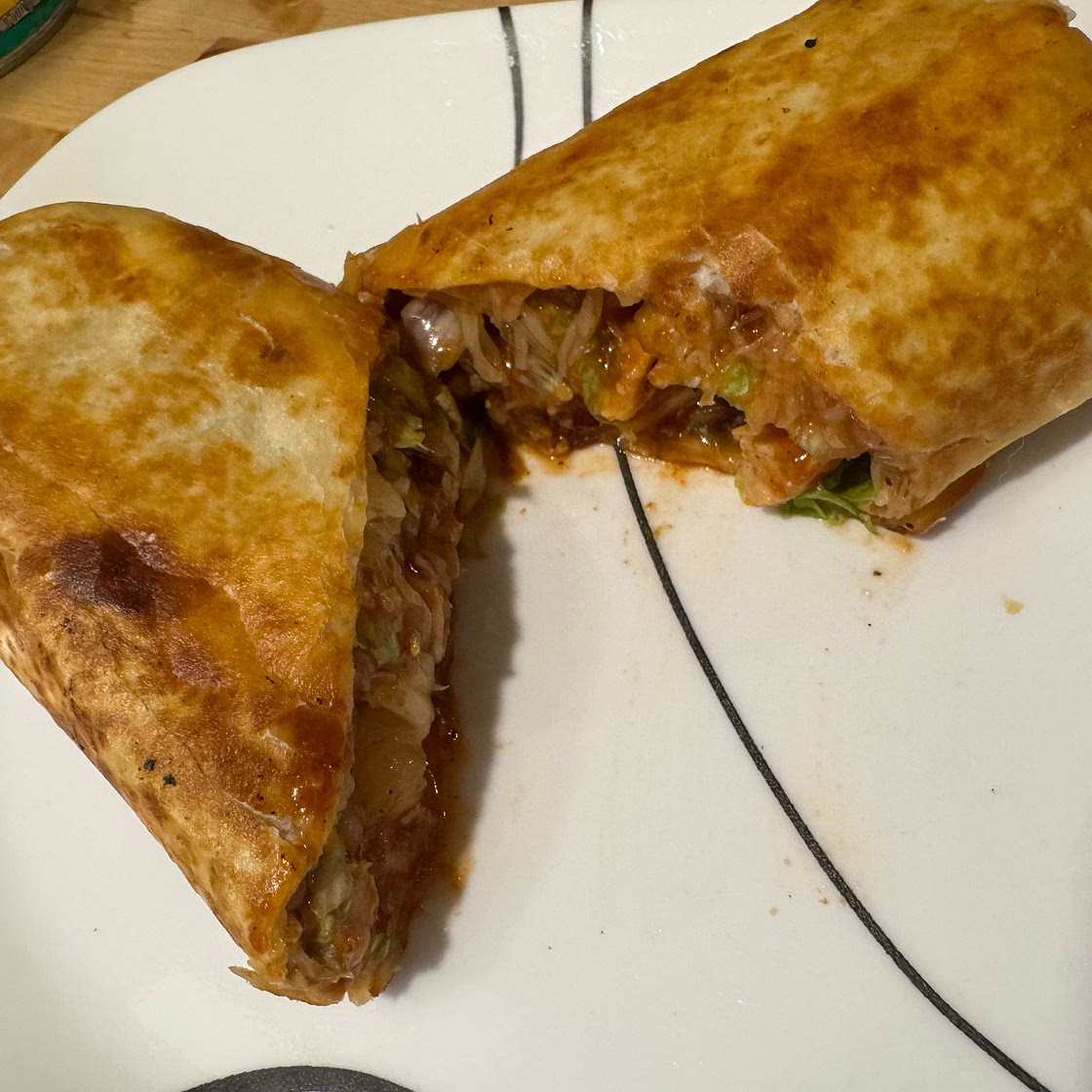 Hawaiian BBQ Chicken Wraps