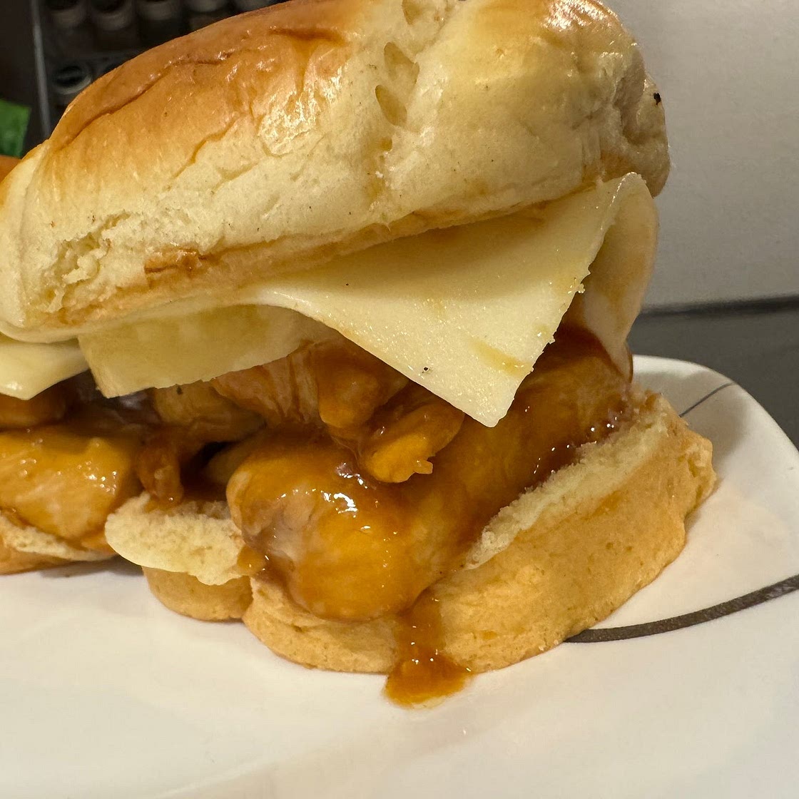 Hawaiian Chicken and Pineapple Sliders