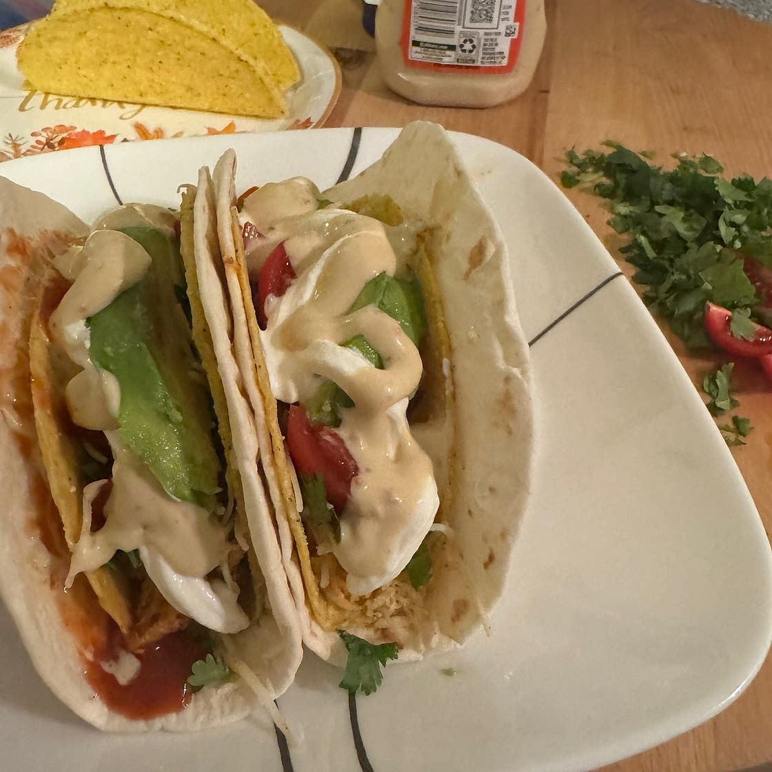 Shredded Chicken Tacos