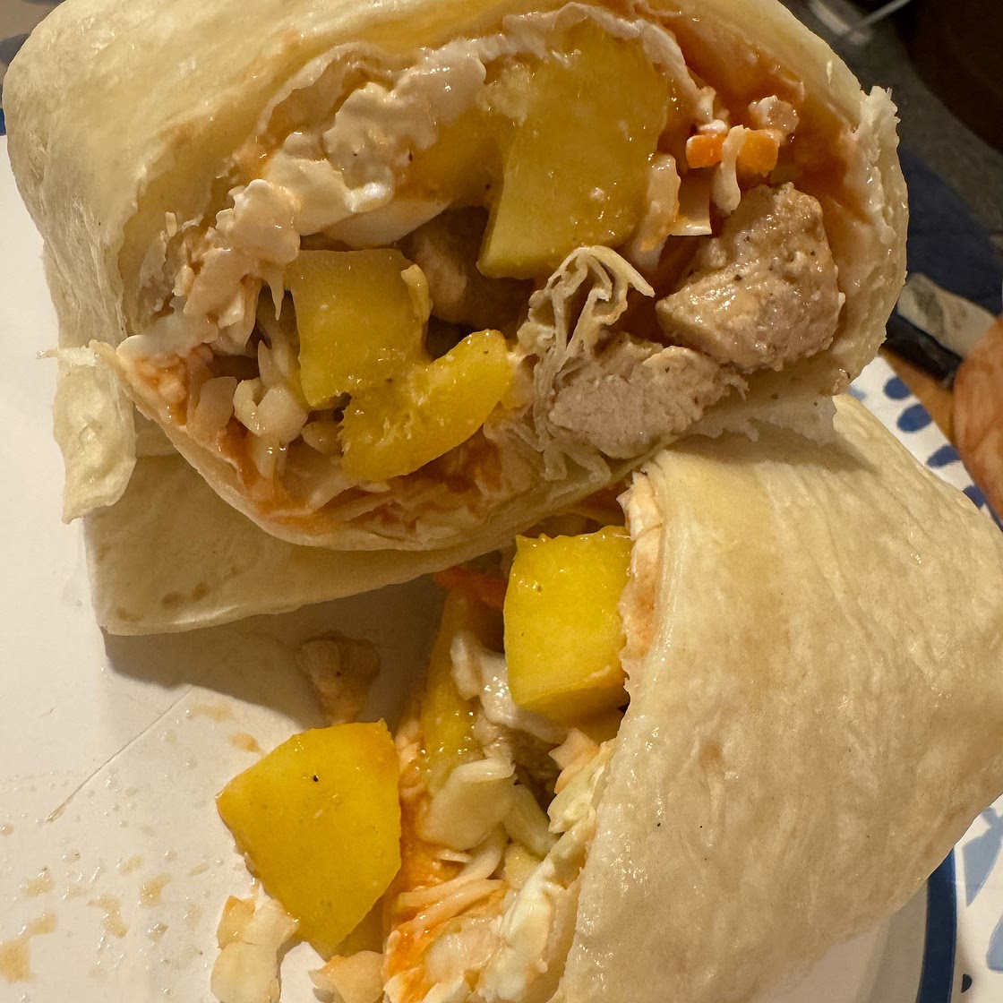 Asian Mango Chicken Wraps | MyPlate