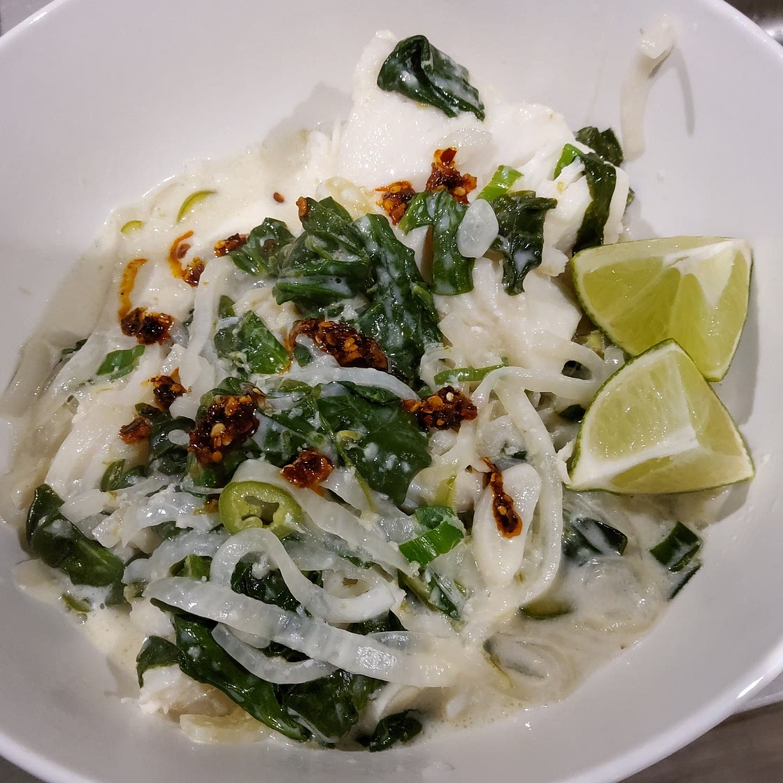 Thai-Inspired Coconut Poached Fish