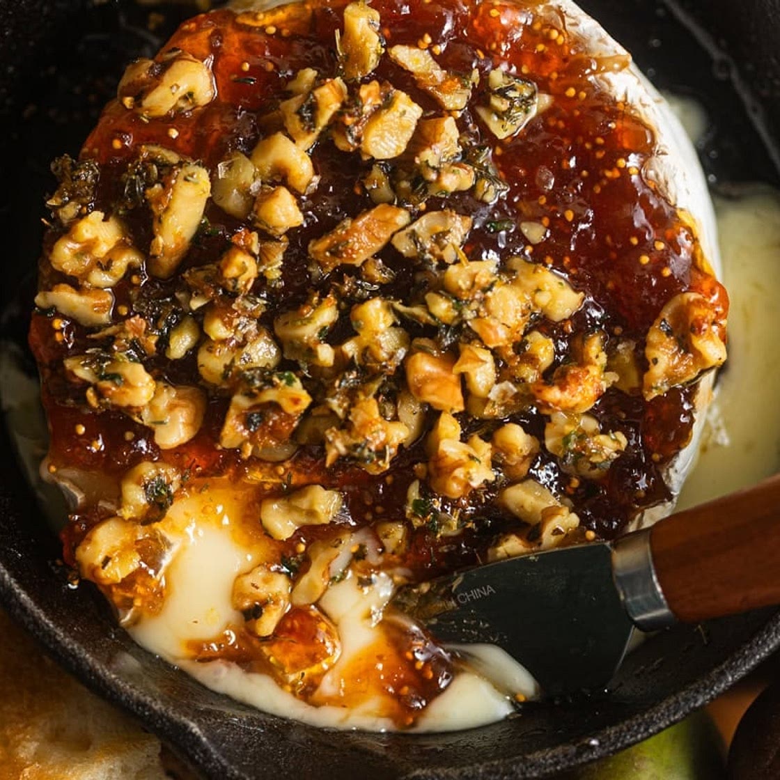 Baked Brie with Fig Jam