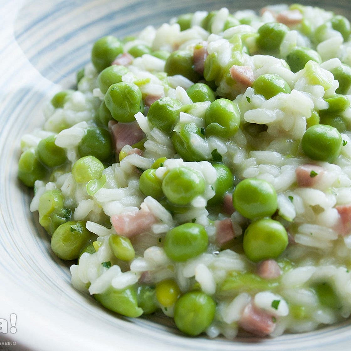 Risi e bisi (Reis mit Erbsen)