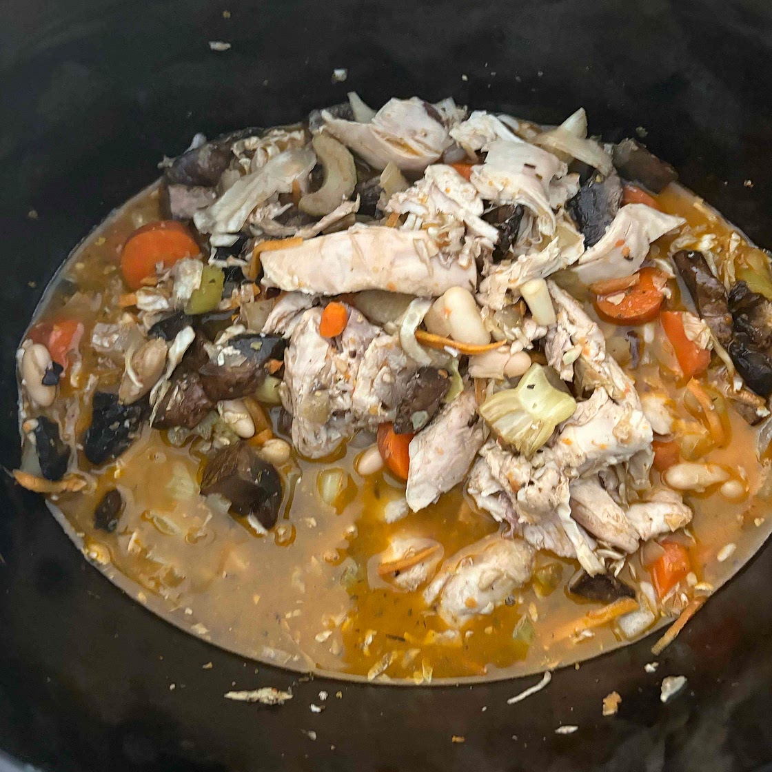 Baked Pesto Chicken, Veggie & Pasta Casserole