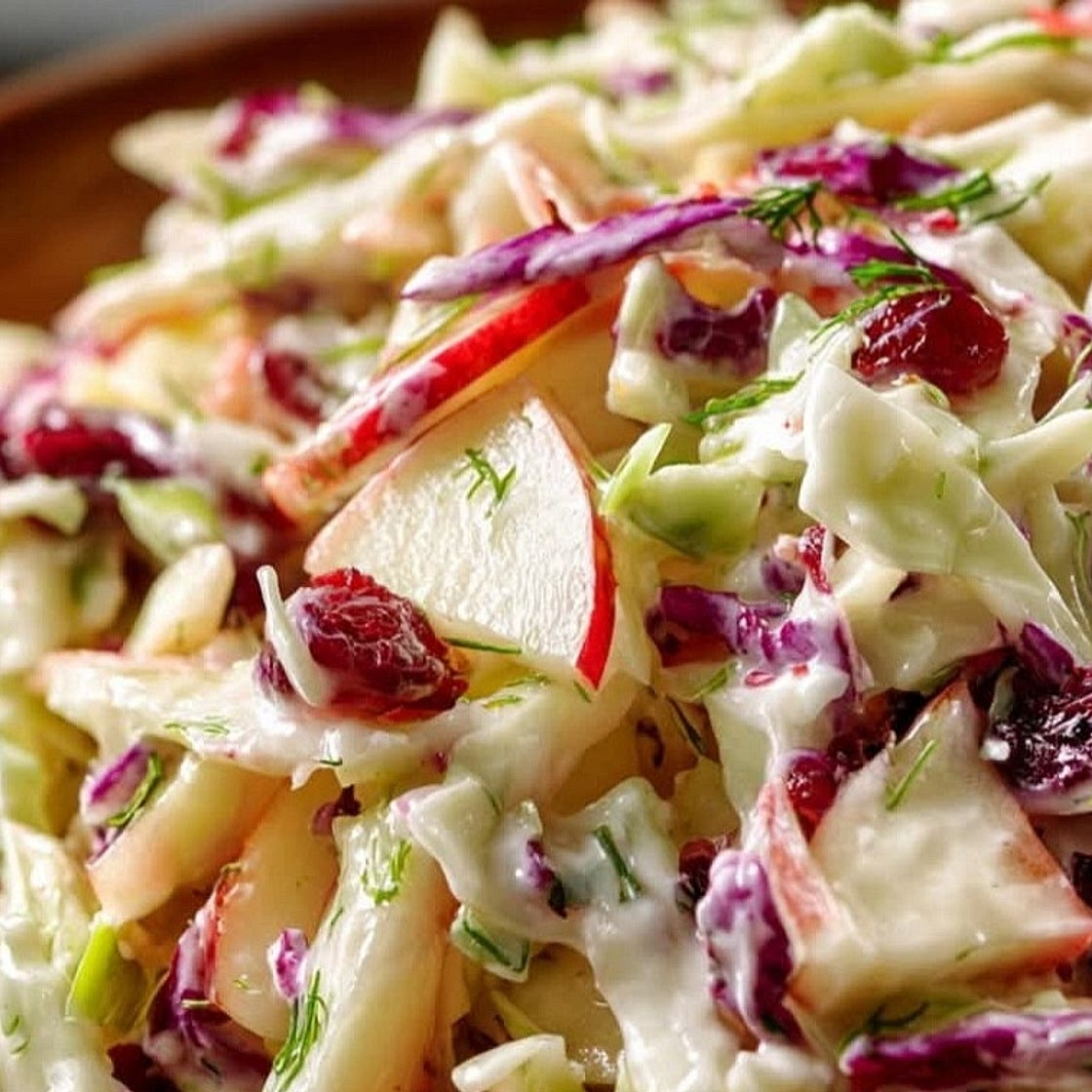Cranberry Apple Coleslaw