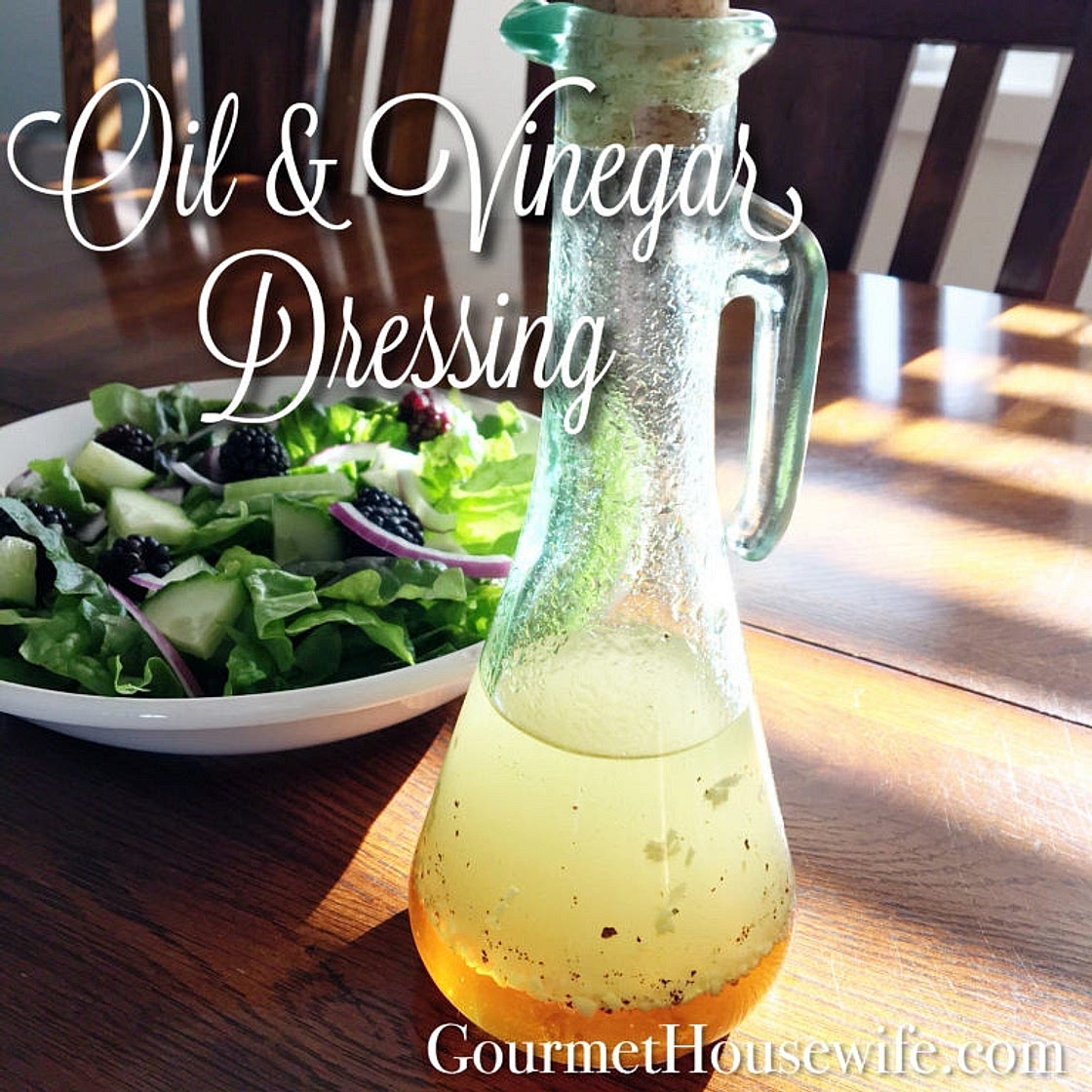 Vinegar and Sugar Salad Dressing plus variations