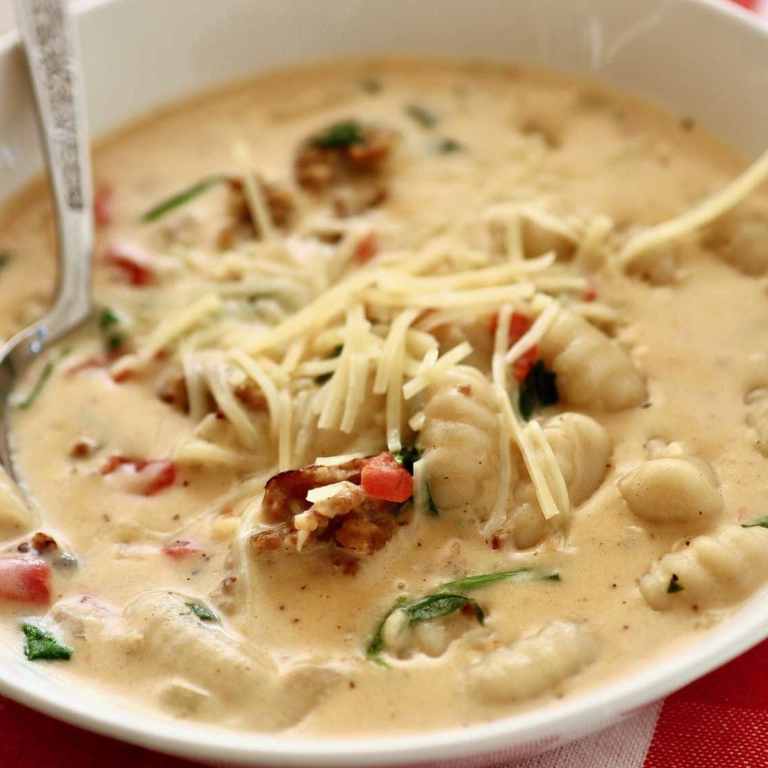 Italian Sausage and Gnocchi Soup