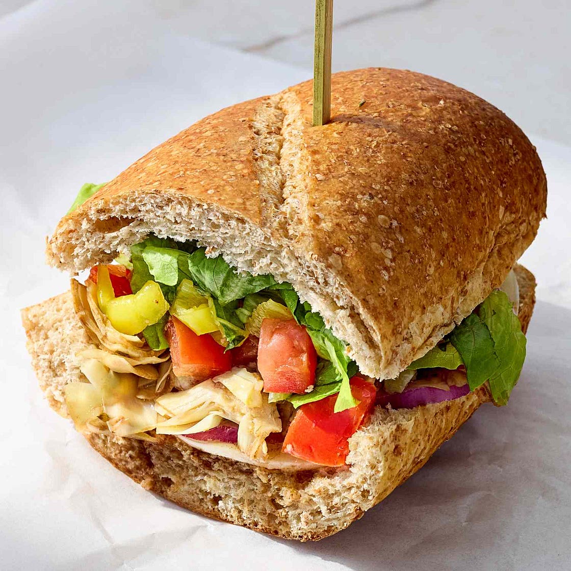 Vegetarian Italian Hoagies
