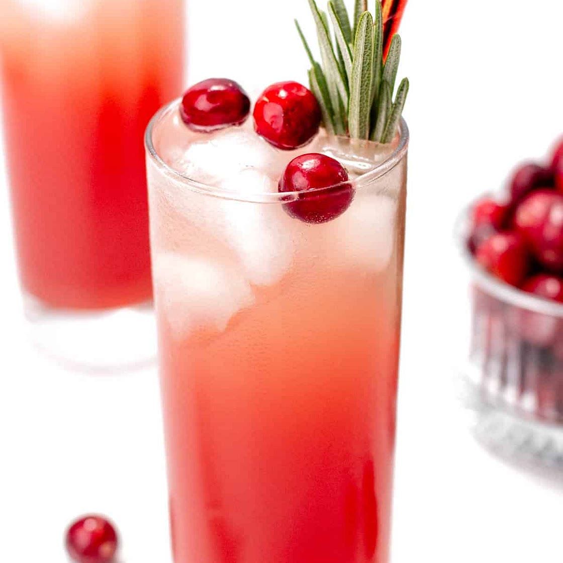 Sparkling Holiday Mocktail