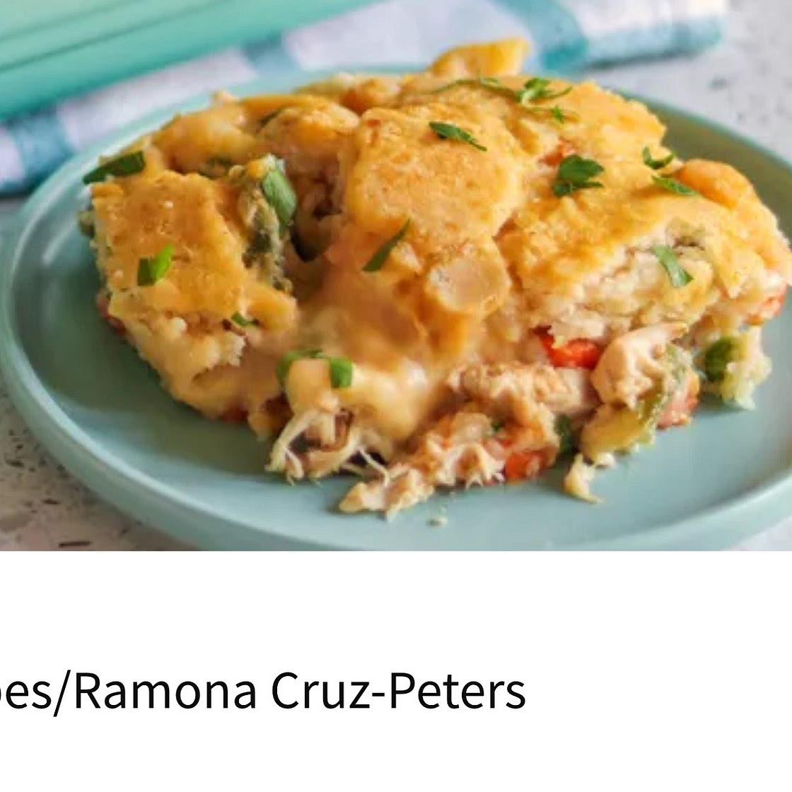Chicken Cobbler with Red Lobster Biscuit Mix