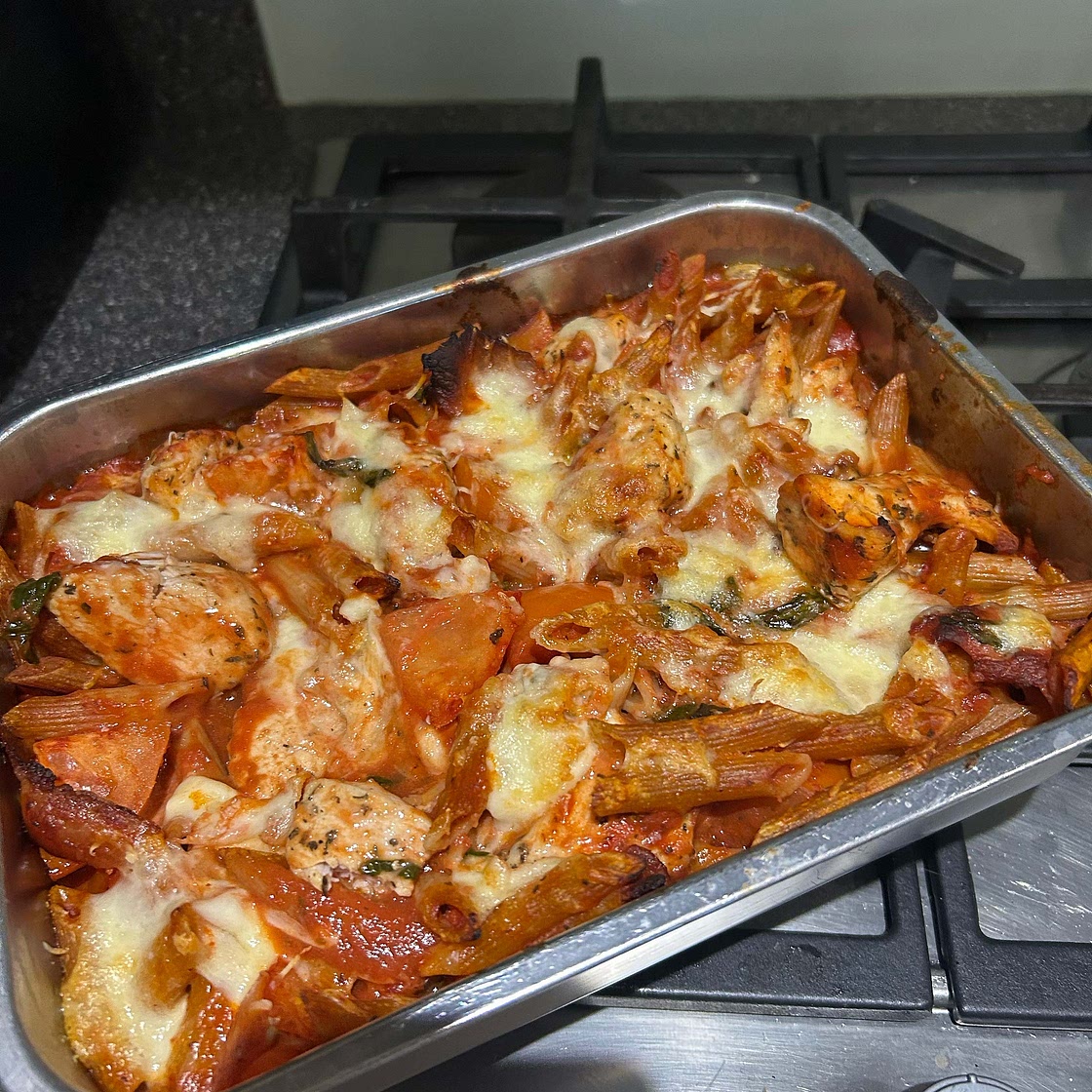 Chicken pasta bake