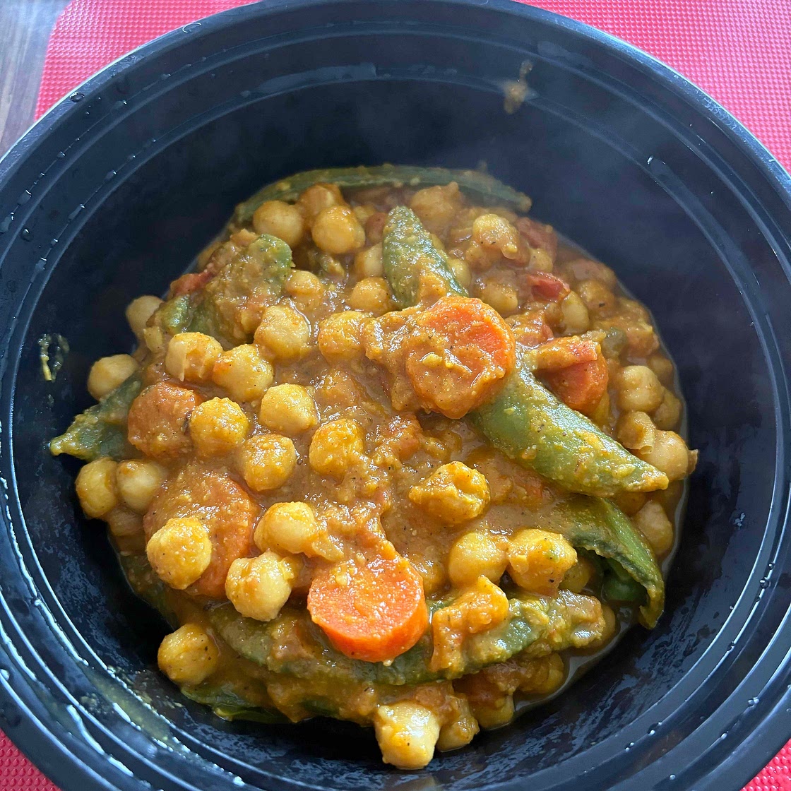 Curry chickpeas 