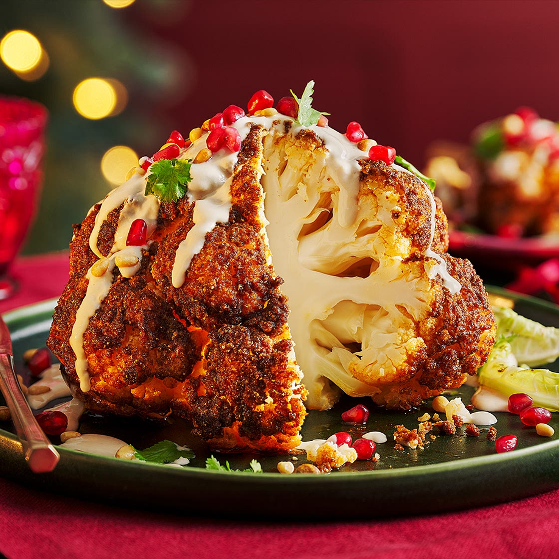 Middle Eastern-style roasted cauliflower