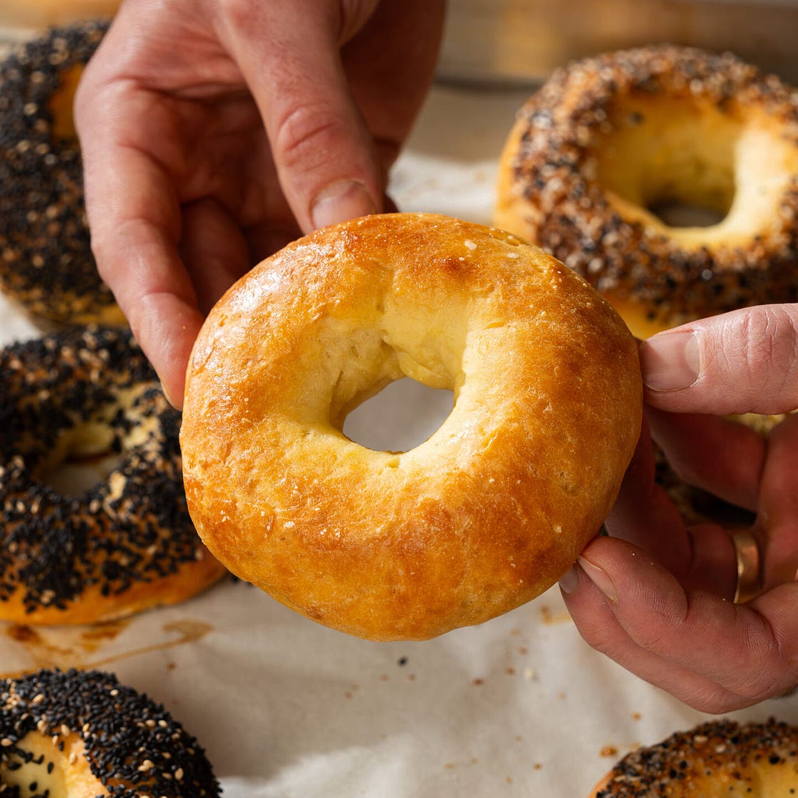 3 Ingredient Bagels