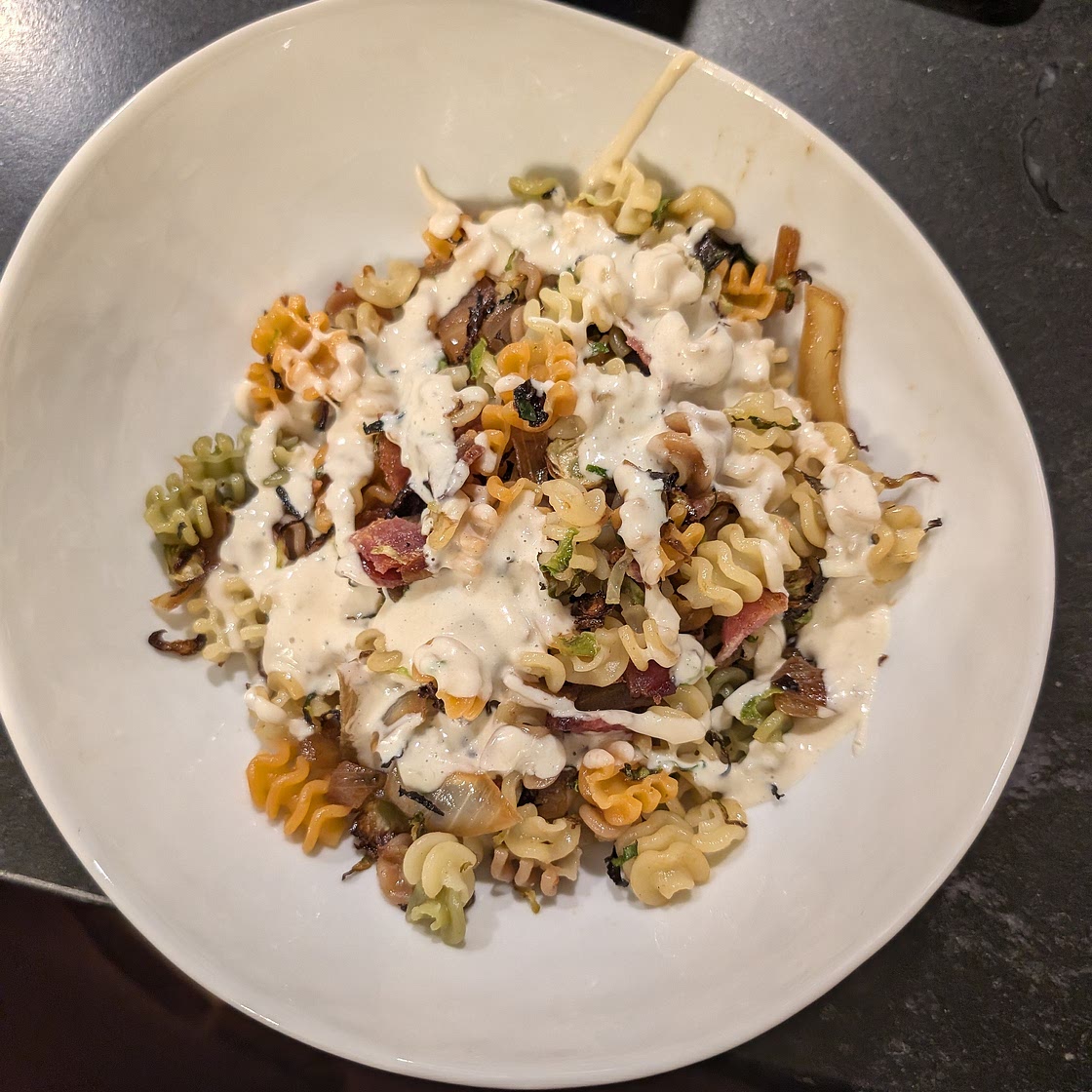 Lawn boy inspired pasta