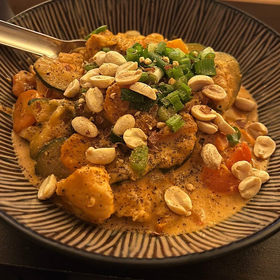 Thai Peanut Curry with Chicken