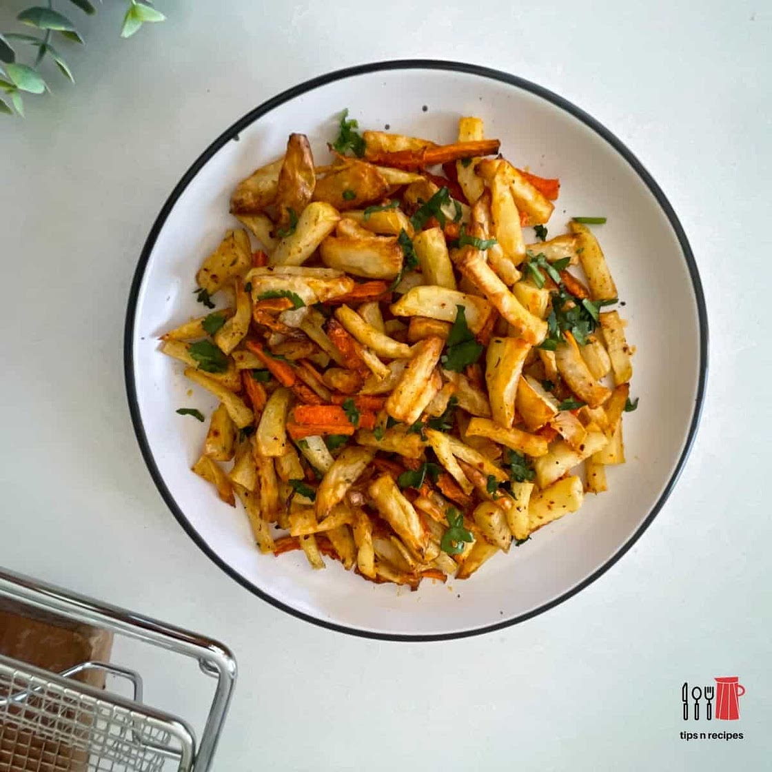 Air Fryer Potatoes and Carrots