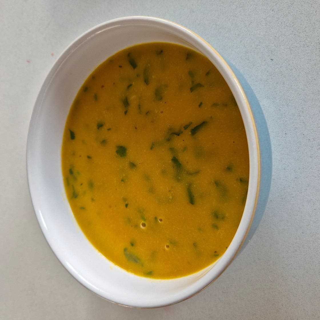 Butternut Squash & Red Lentil soup