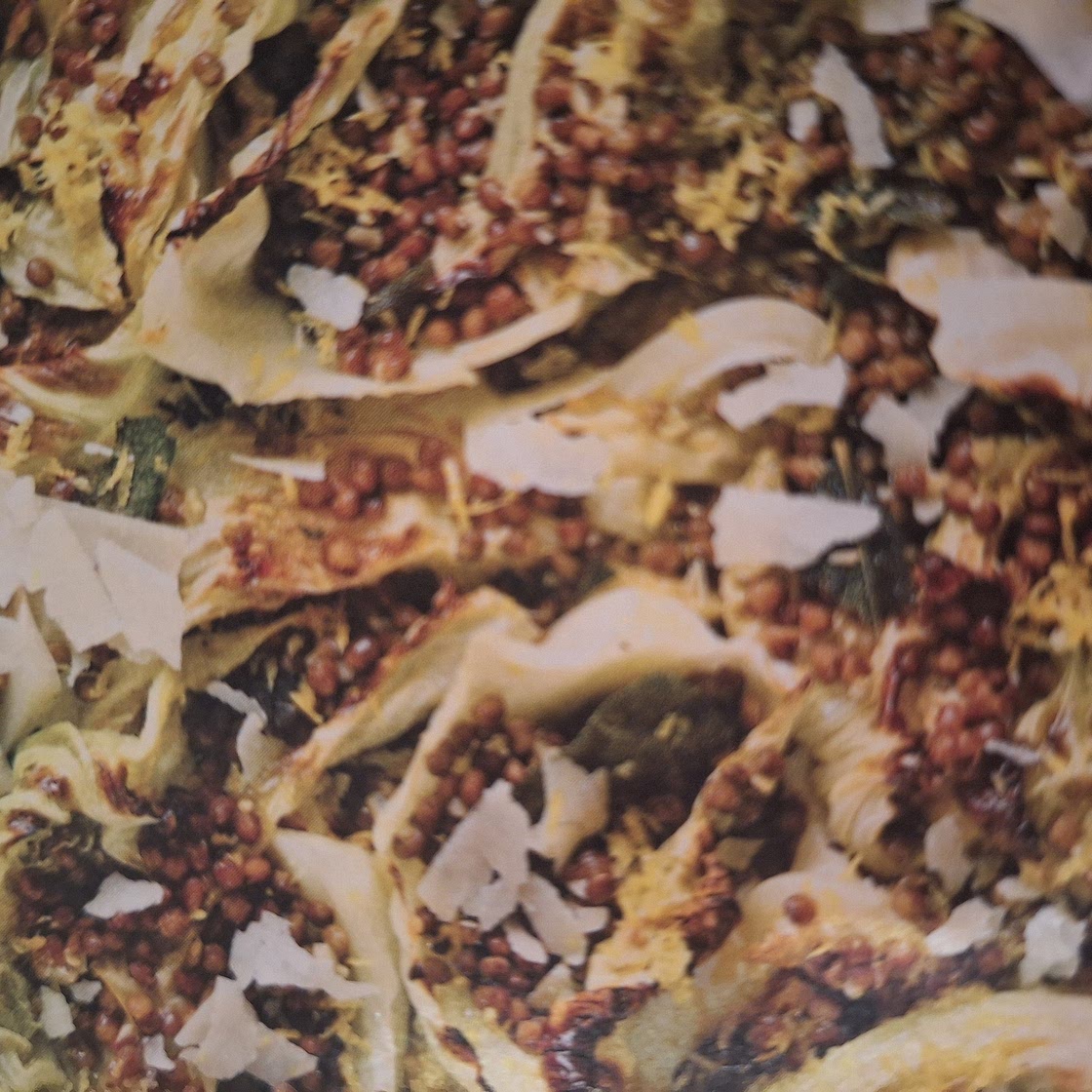 Cabbage with lentils