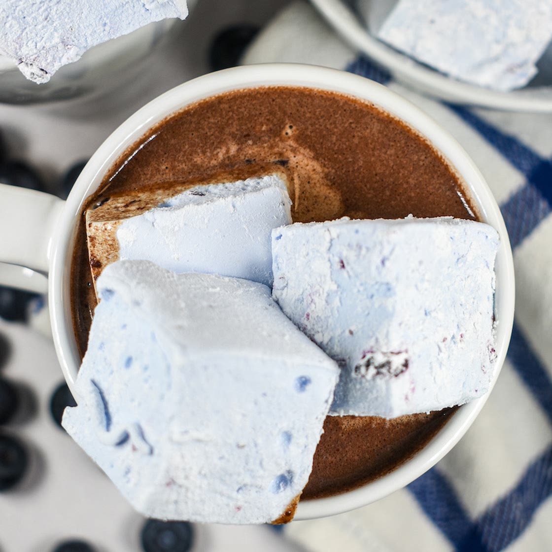 Blueberry Hot Chocolate