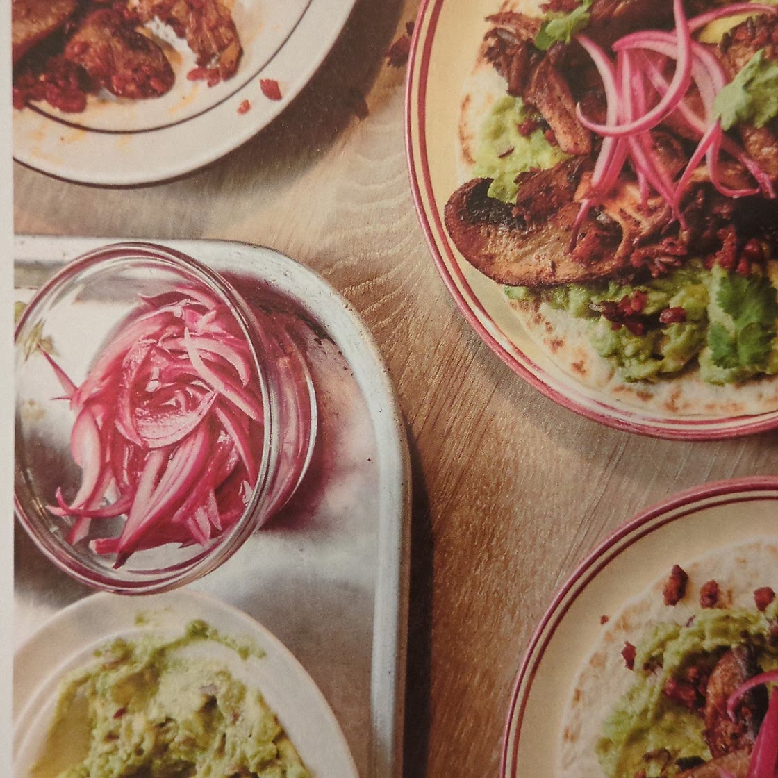 Avocado & chorizo tacos
