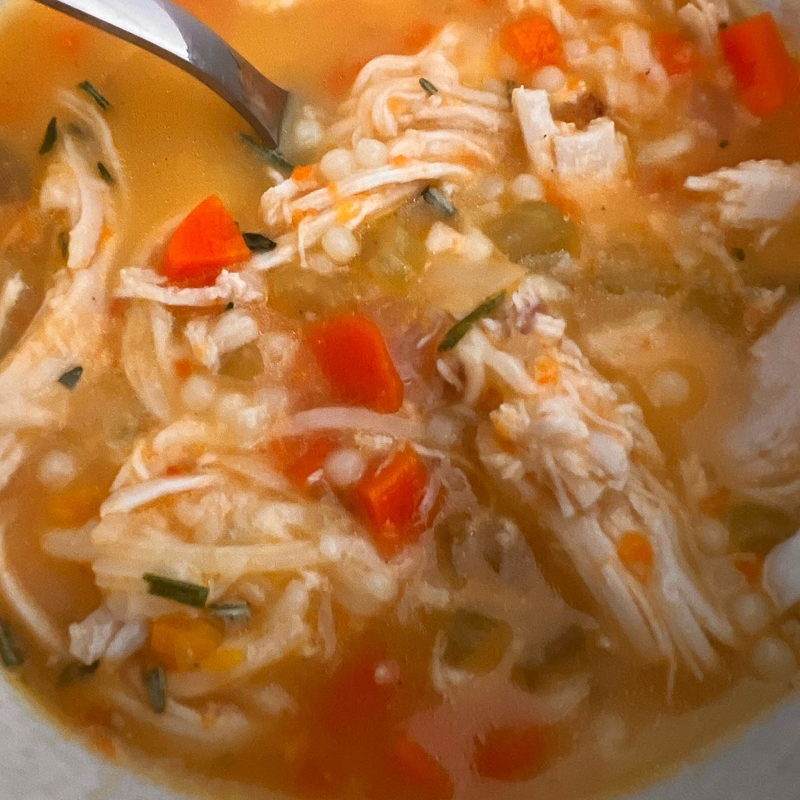 Italian Chicken Pastina Soup (aka Italian Nonna's Penicillin Soup)