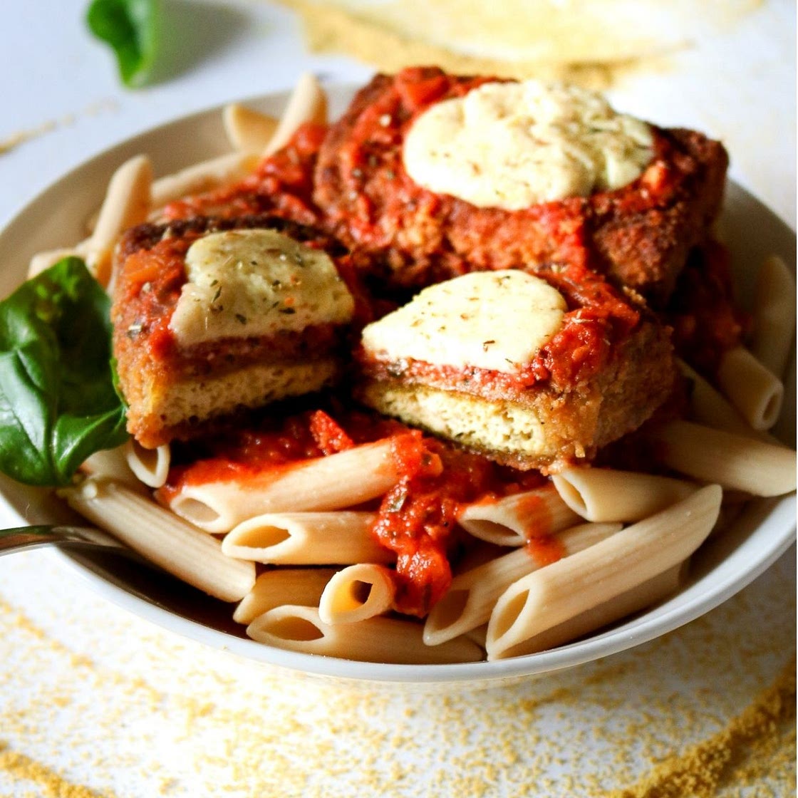 Restaurant-Style Vegan Chicken Parmesan