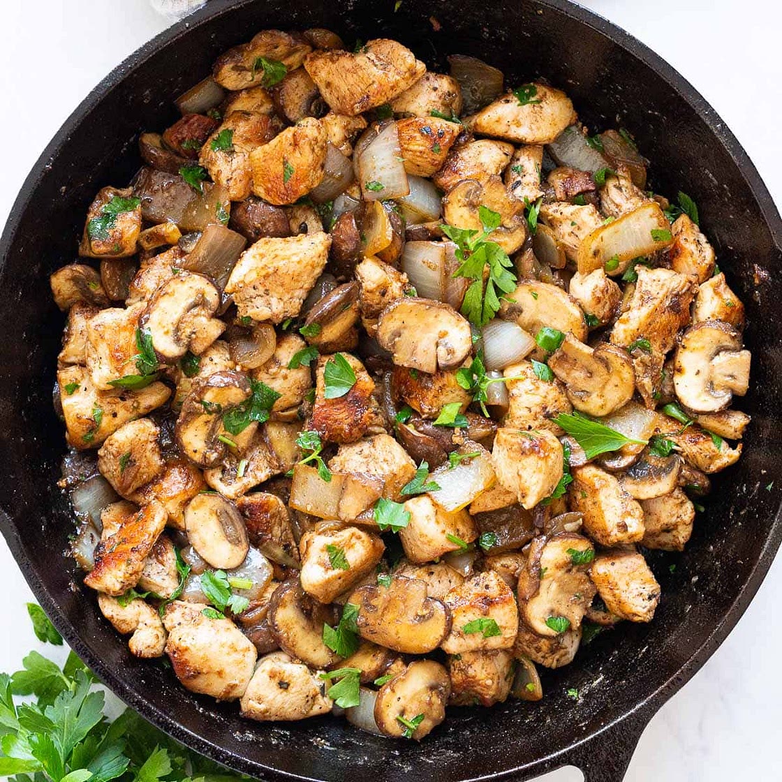 Chicken and Mushrooms Recipe