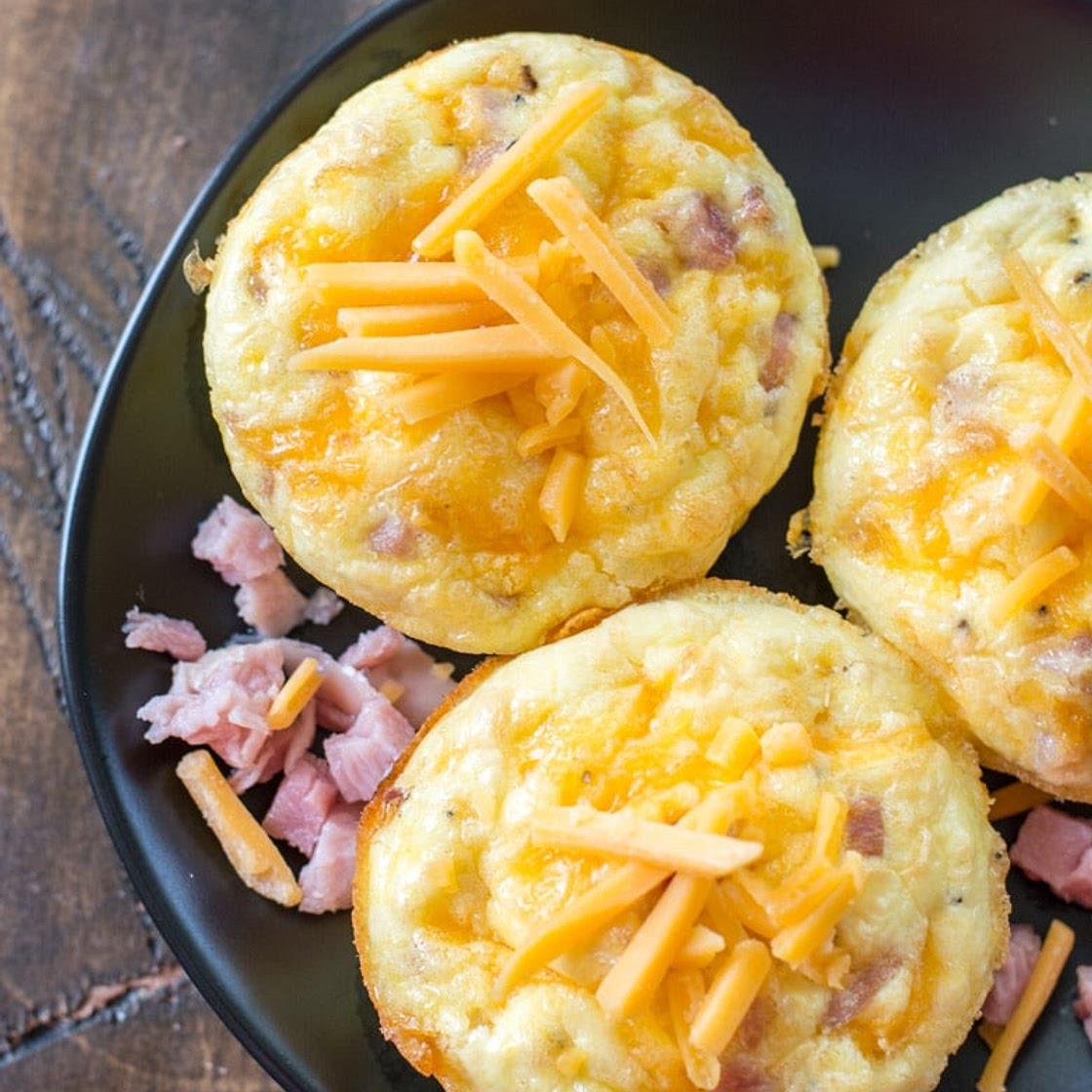 Ham, Egg and Cheese Muffins (keto + meal prep)