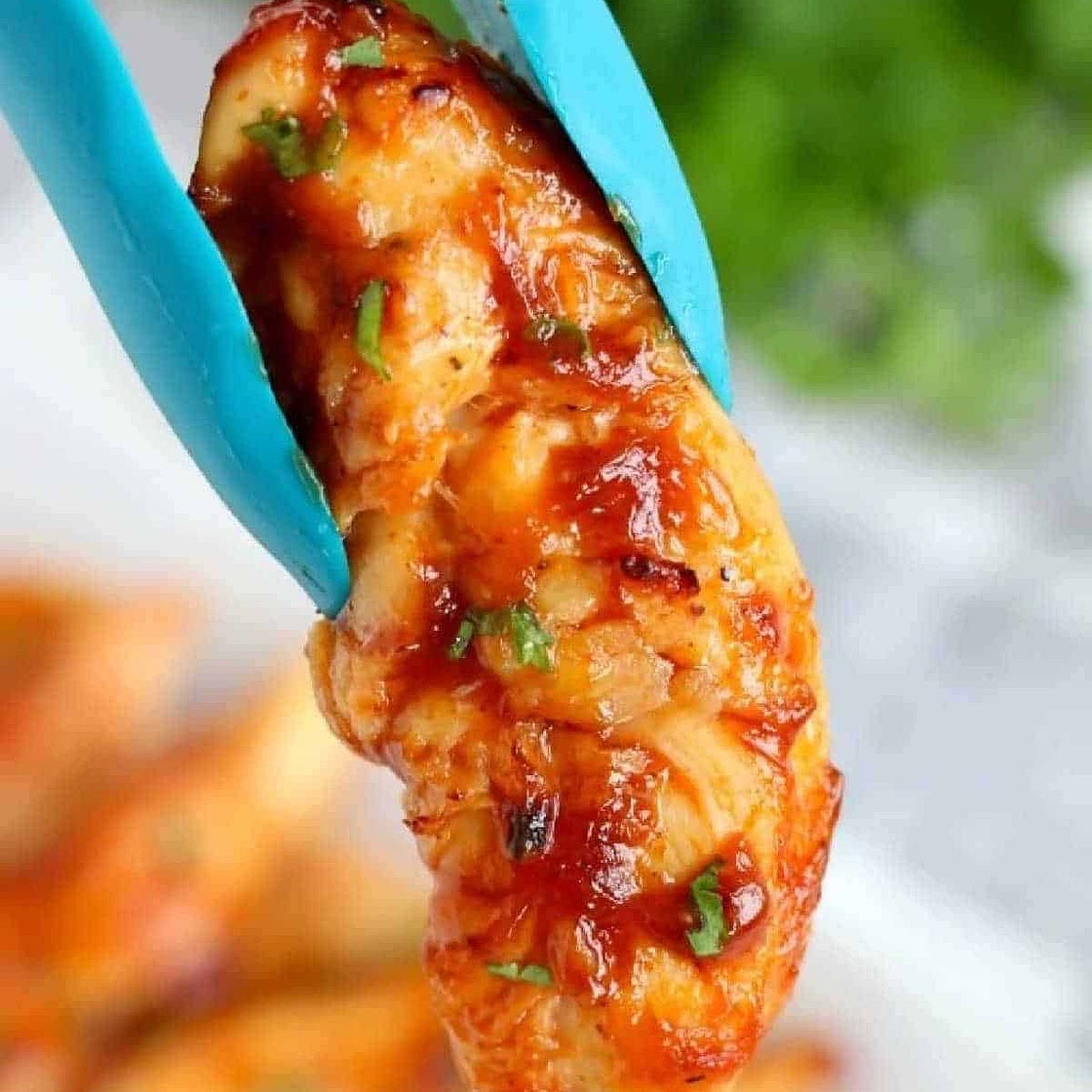 Air Fryer Chicken Tenders no Breading Recipe