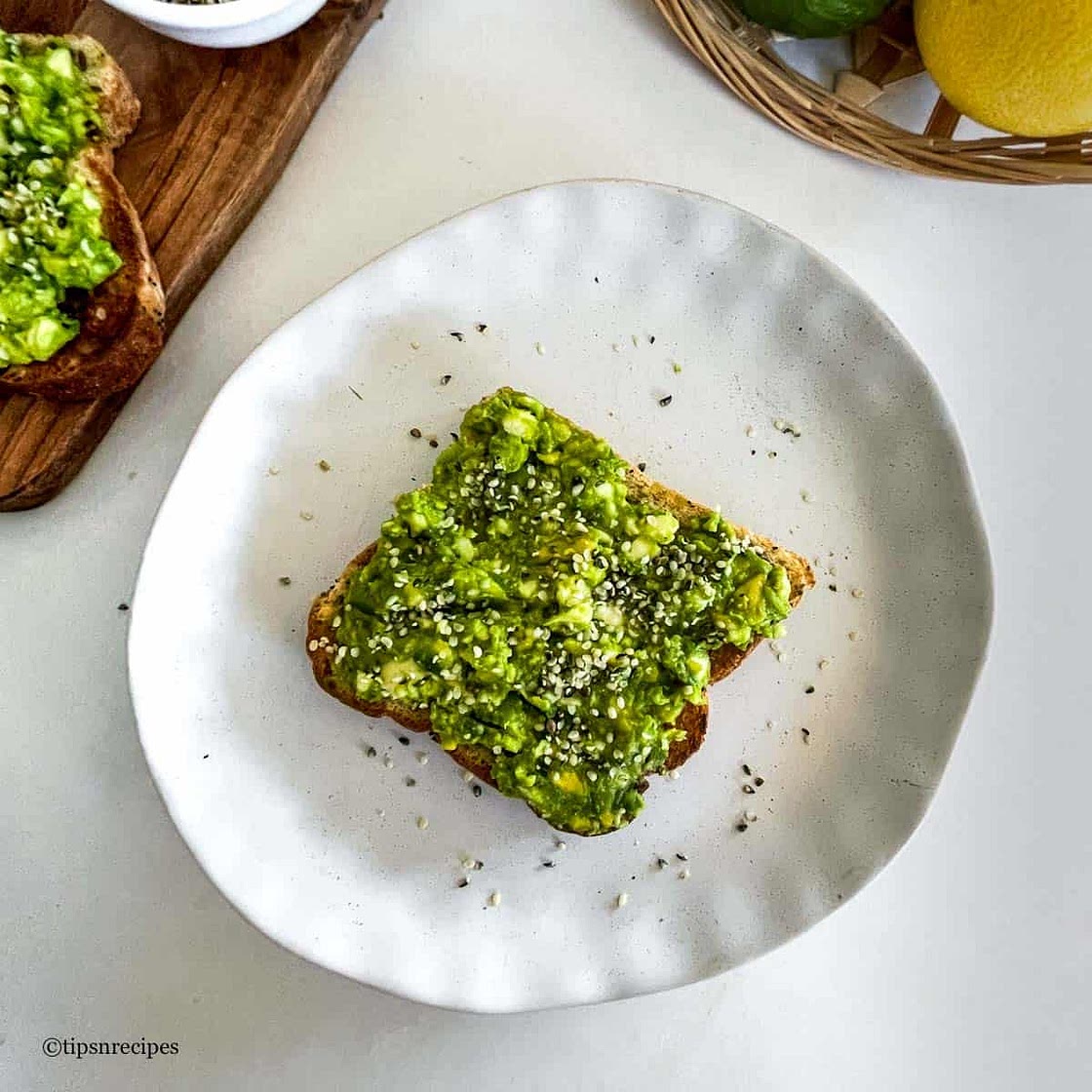 Cottage Cheese Avocado Toast