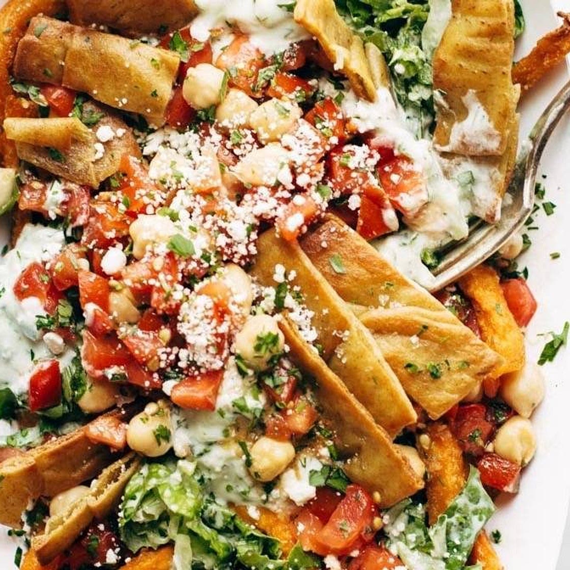 Loaded Mediterranean Street Fries