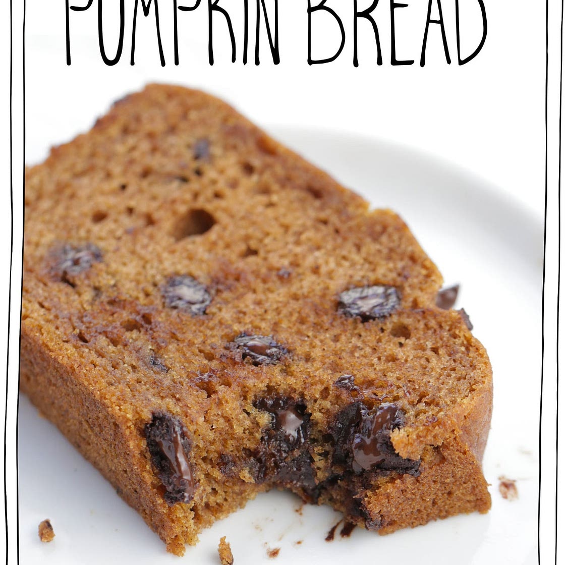 Vegan Chocolate Chip Pumpkin Bread