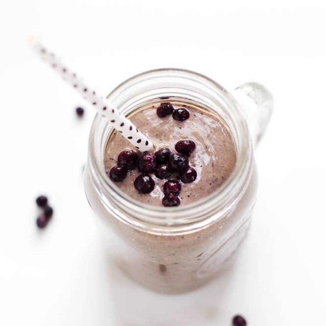 Honey and Wild Blueberry Smoothie