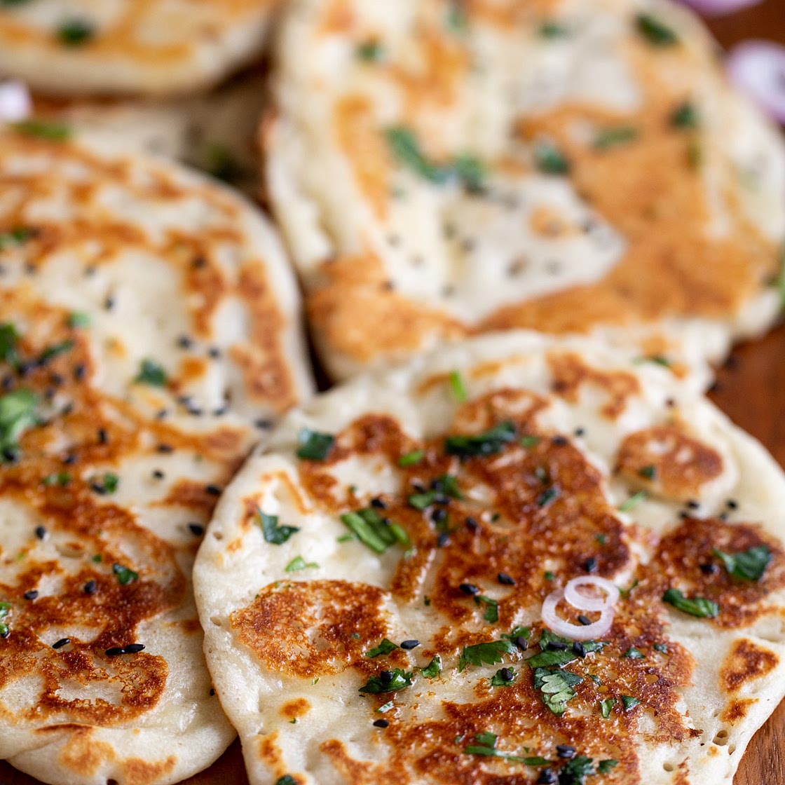 Vegan Gluten-free Naan Almond flour flatbread