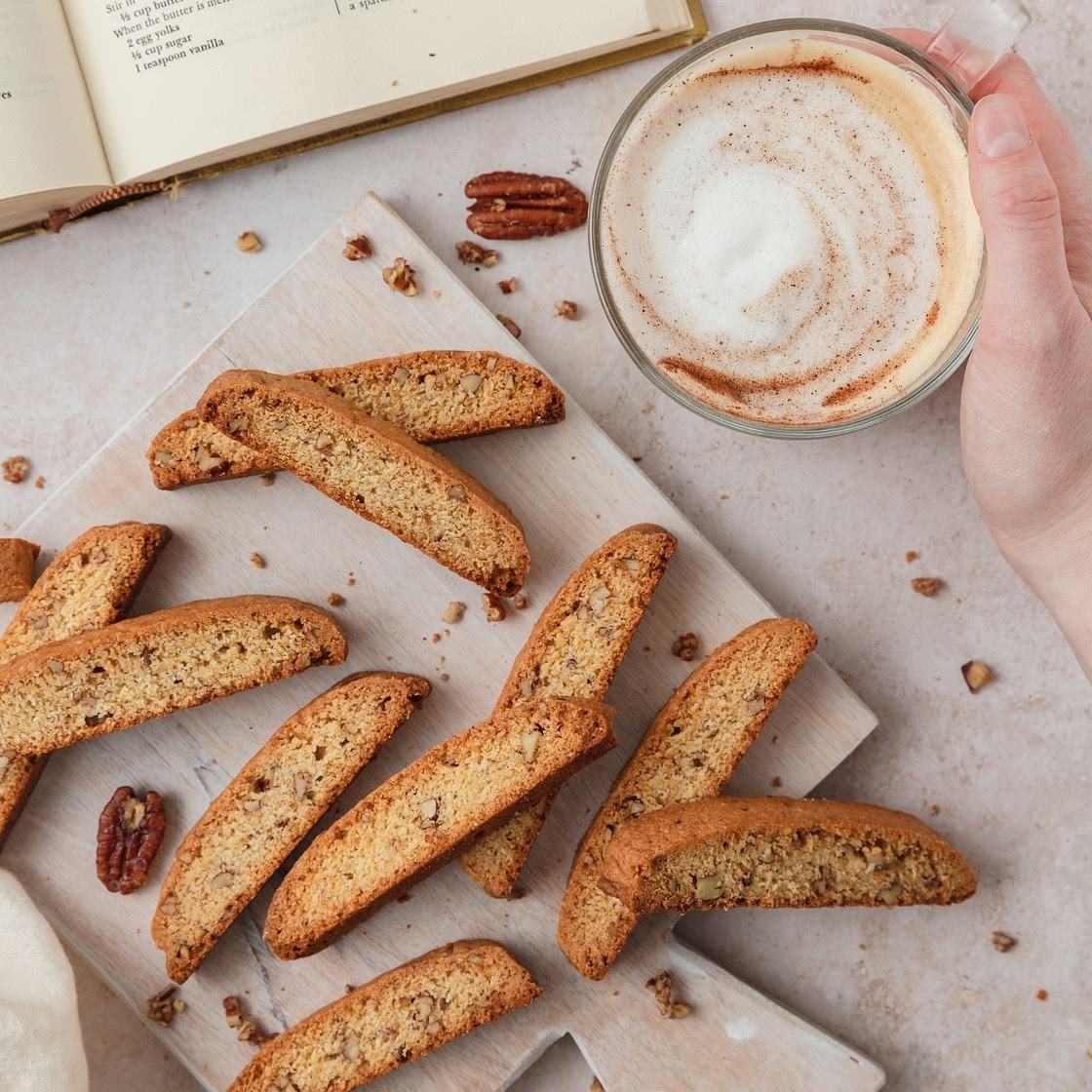 Brown Butter Pecan Biscotti